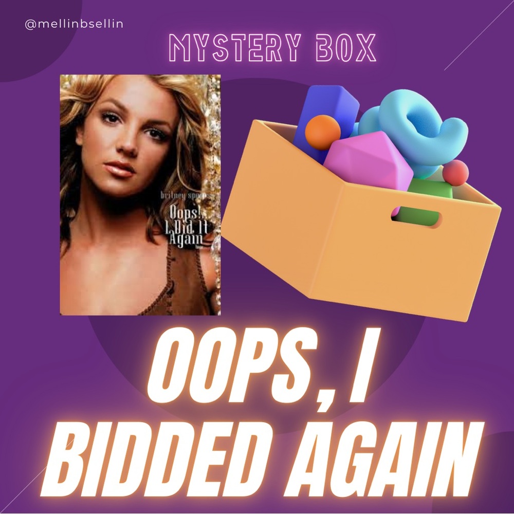 OOPS, I BIDDED AGAIN mystery box - CHRISTMAS IN JULY